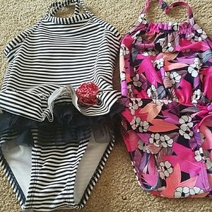 Set of FOUR toddler swim wear.